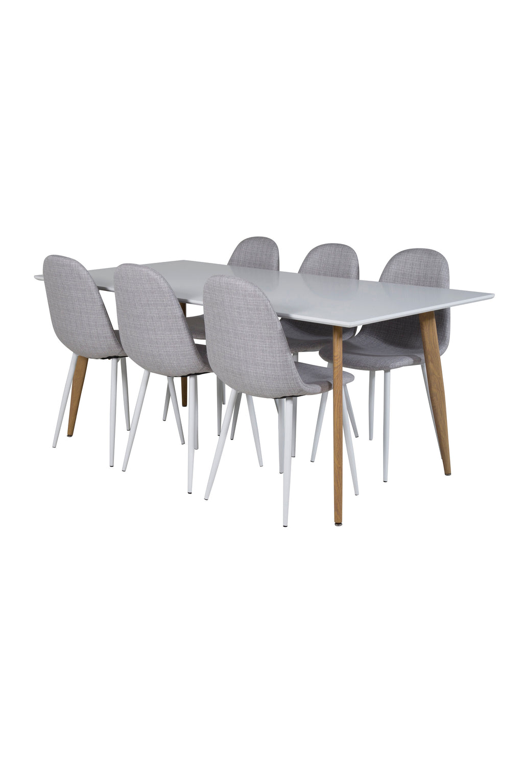 s_gr24189__2 Dining Set Polar Mit Stühlen Polar Rechteckiges Essgruppen Set