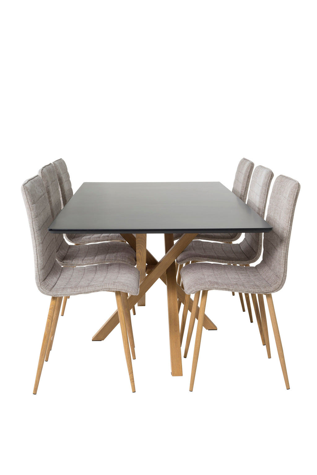 s_gr24253__1copy Dining Set Piazza Mit Stühlen Windu Rechteckiges Essgruppen Set