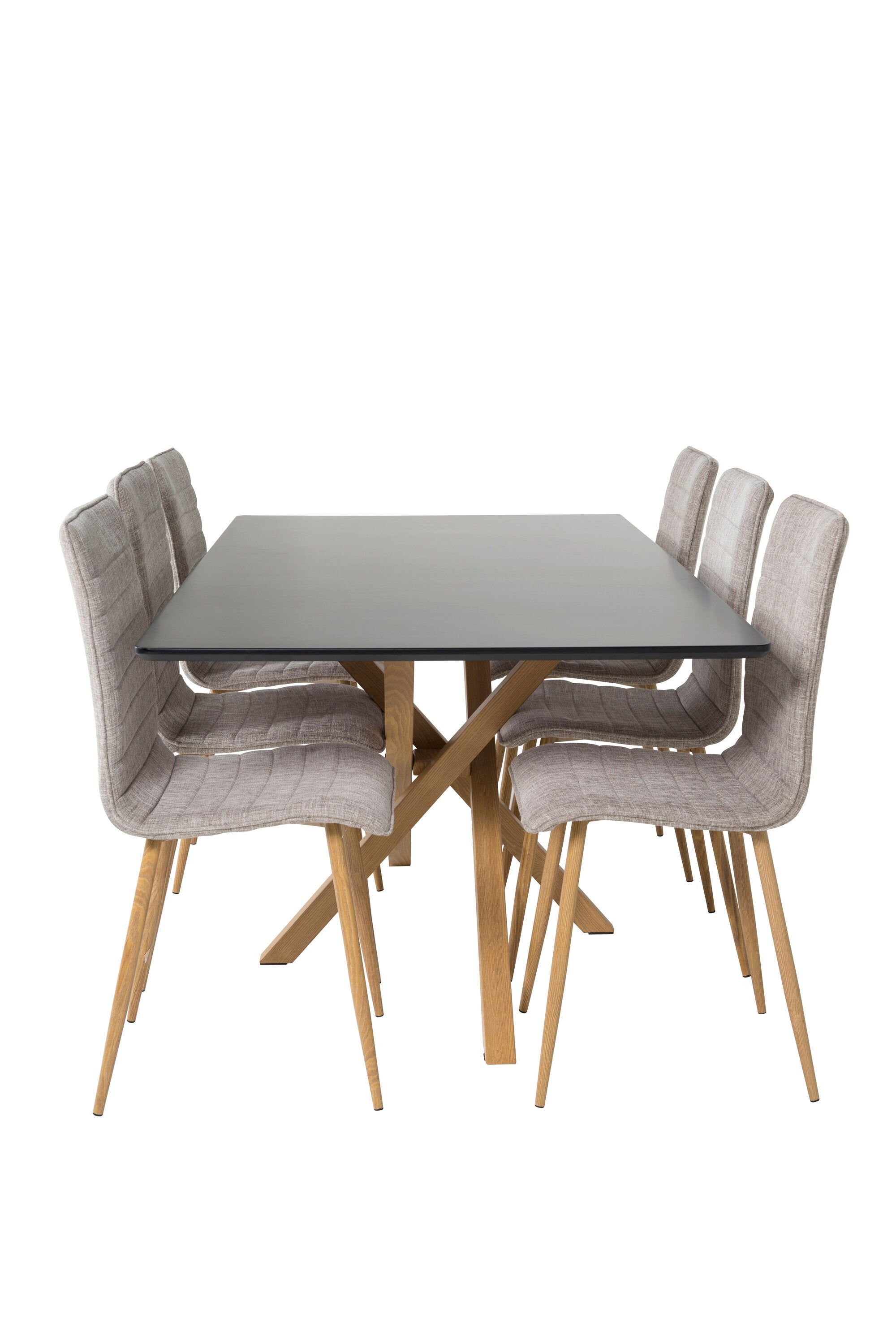 s_gr24253__1copy Dining Set Piazza Mit Stühlen Windu Rechteckiges Essgruppen Set