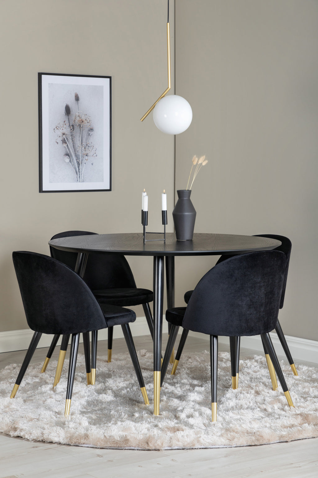 s_gr989__10 Dipp Runder Esstisch Set Rundes Essgruppen Set