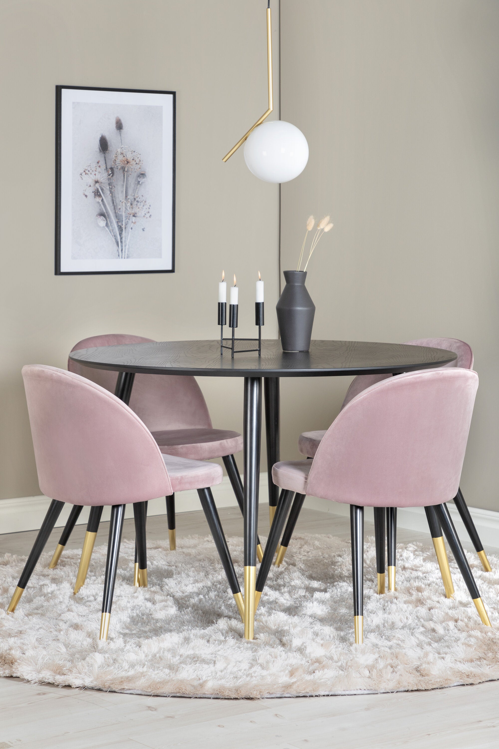 s_gr990__10 Dipp Runder Esstisch Set Rundes Essgruppen Set