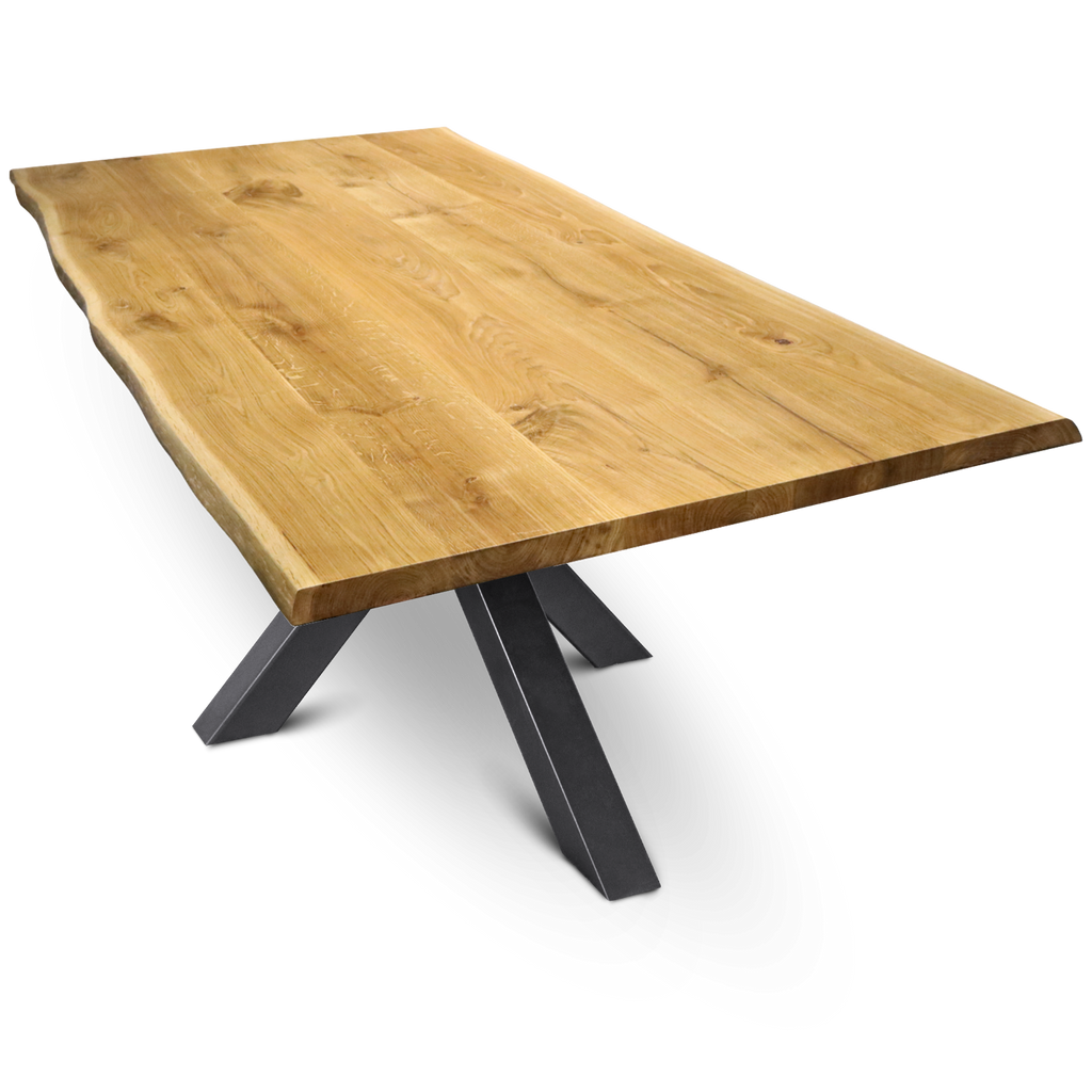 Massivholztisch I Esszimmertisch180x85cm / Gerade Kante / Tiempo U