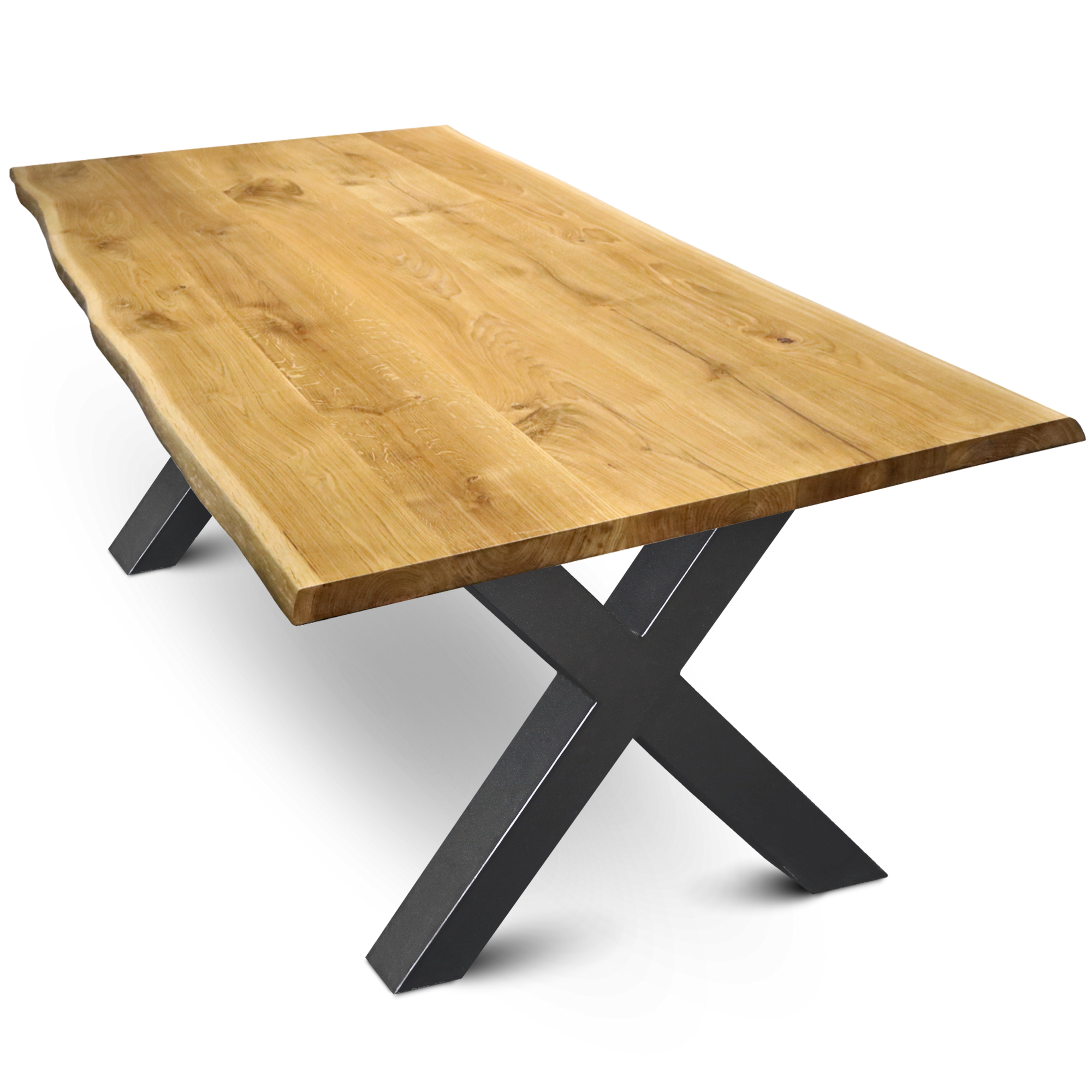 Massivholztisch I Esszimmertisch180x85cm / Gerade Kante / Tiempo U