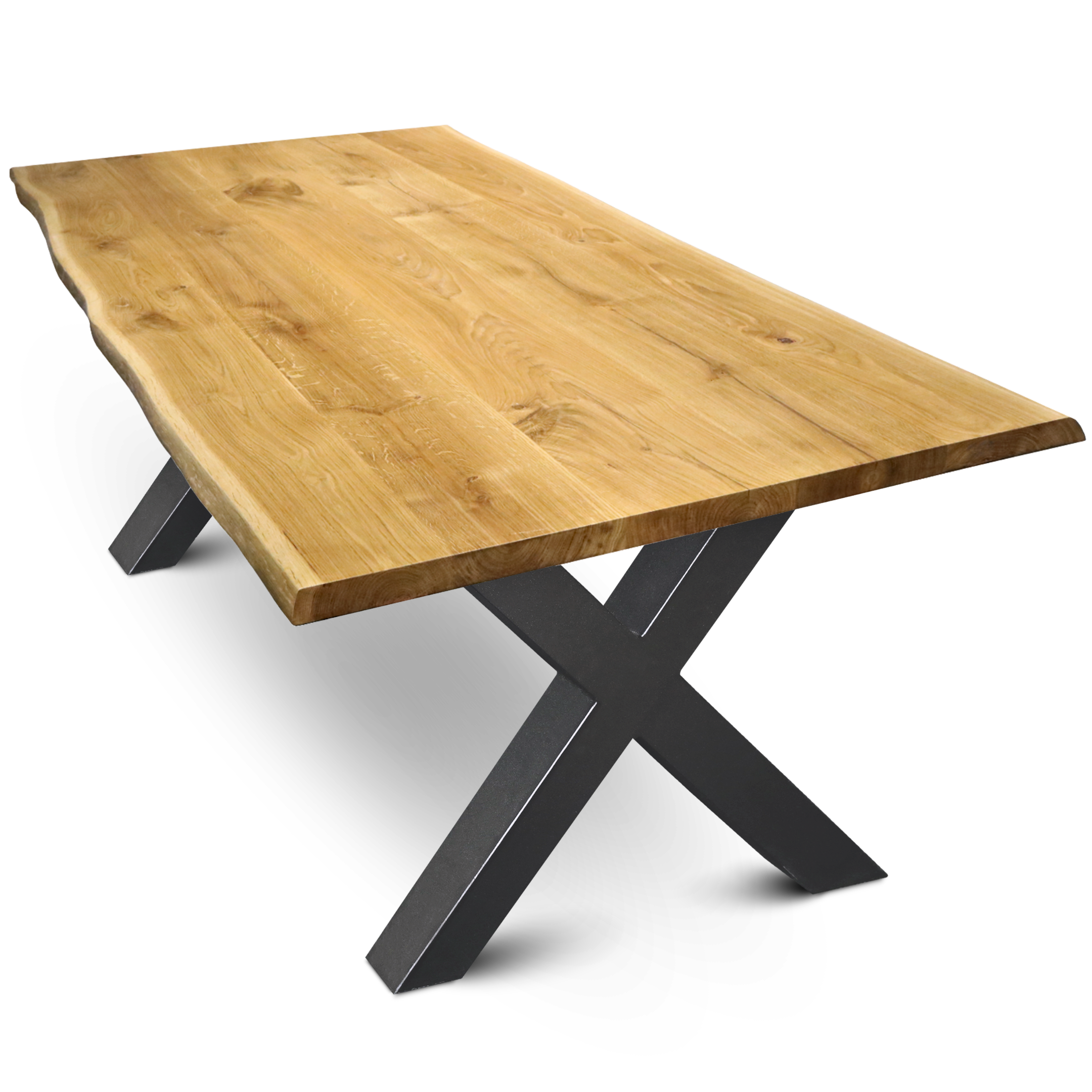 tischplatte_mit_bk_hora_x_11568576-21ca-4770-86c6-1167c5785f63 Massivholztisch Eiche, 4cm massive Tischplatte, geölt, robust & zeitloses Design für Esszimmer, Büro & Konferenzraum, Esstisch Baumkante Hora X Baumkante