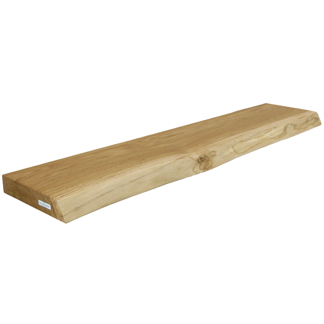 Schwebendes Wandregal100cm / mit Baumkante