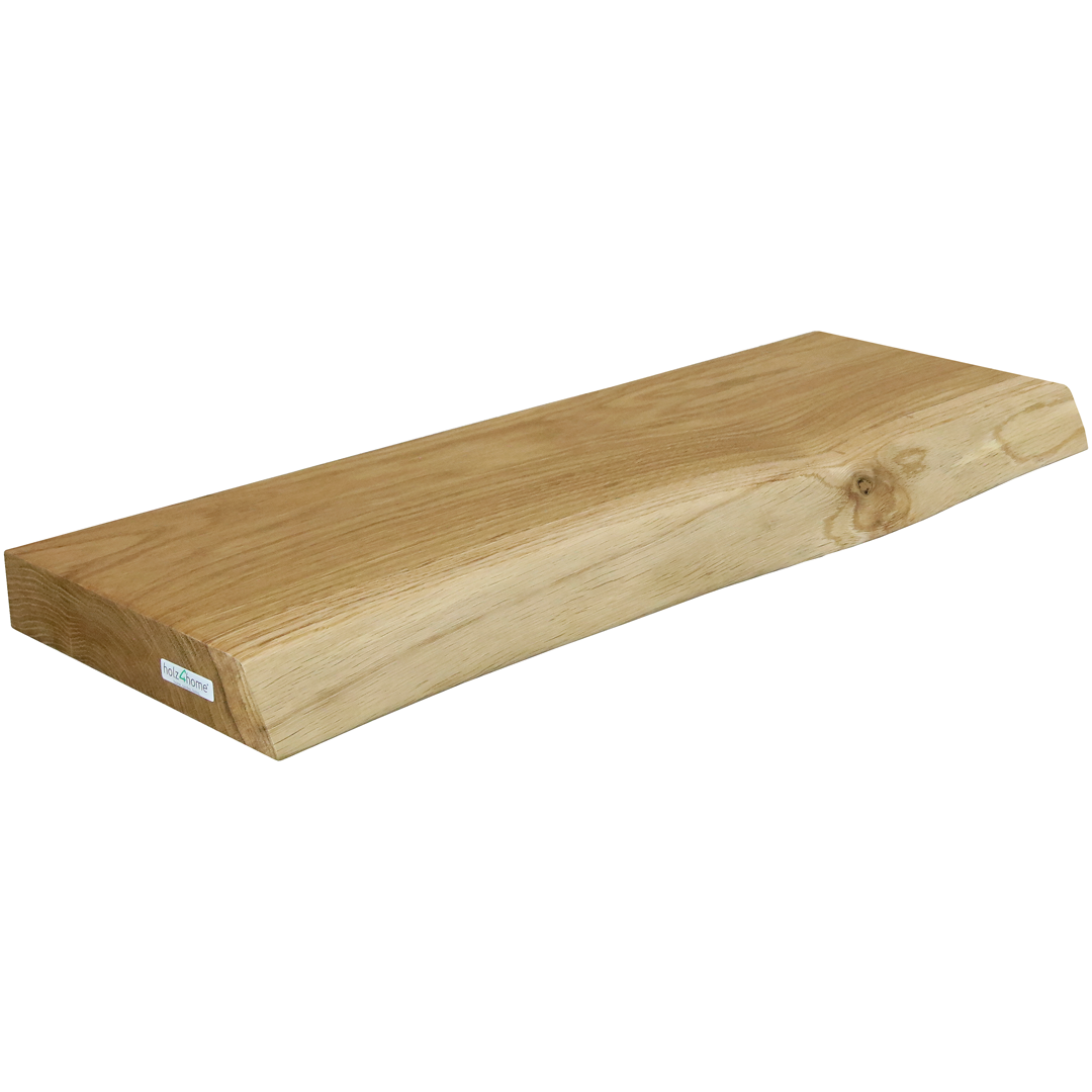 Schwebendes Wandregal120cm / mit Baumkante
